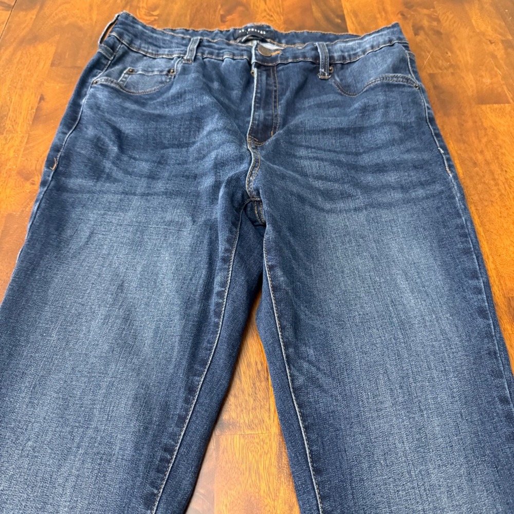 Aeropostale Womens High Rise Jegging Jeans Size 18 Long Dark Wash Blue‎ Stretch - Picture 3 of 12